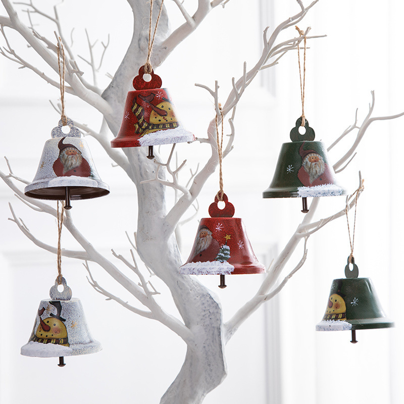 100g Weight Christmas Christmas Snowman Iron Party Wind Chimes
