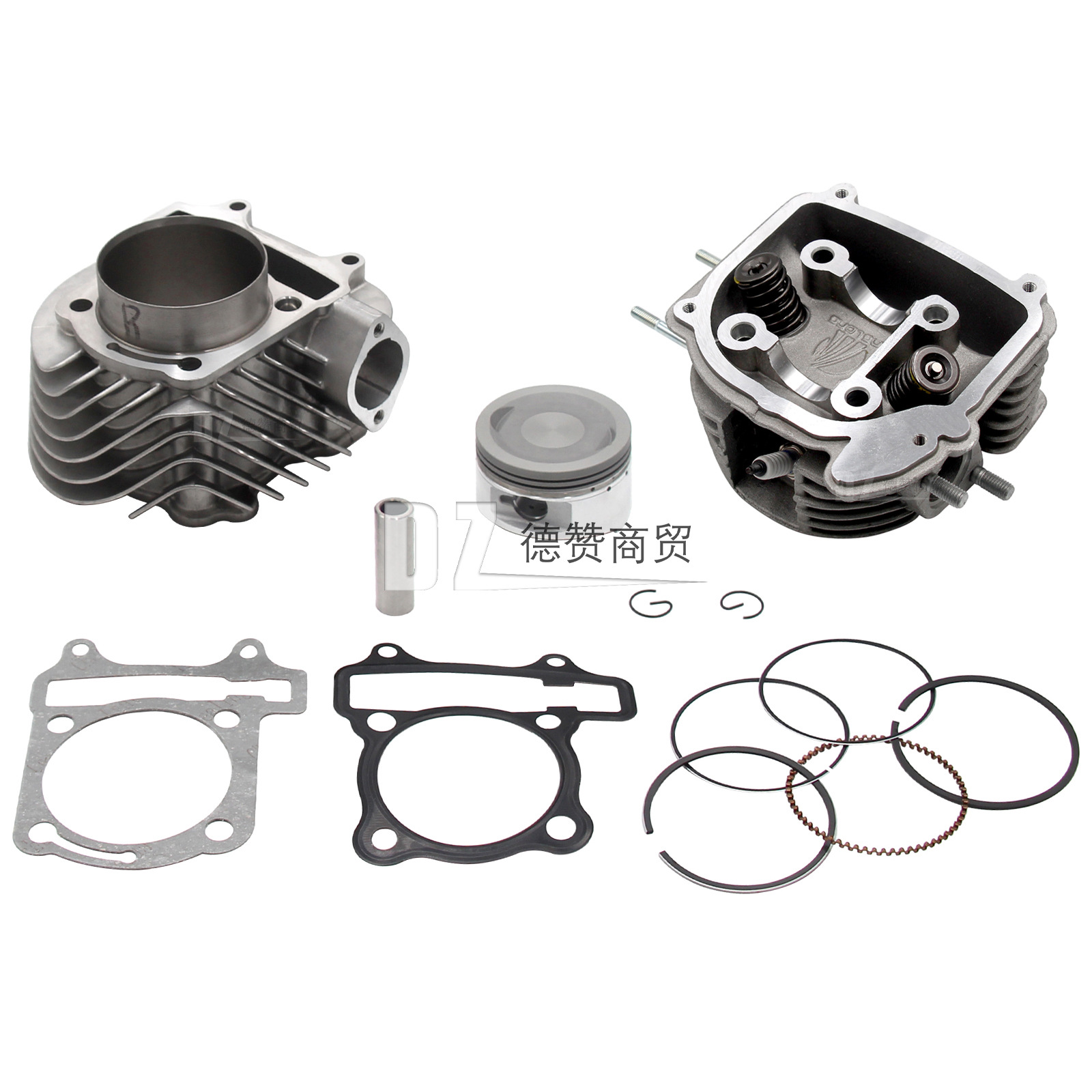 Atv Kart Engine Accessories Gy6200 Jinglong Engine Cylinder Head Cylinder Assembly