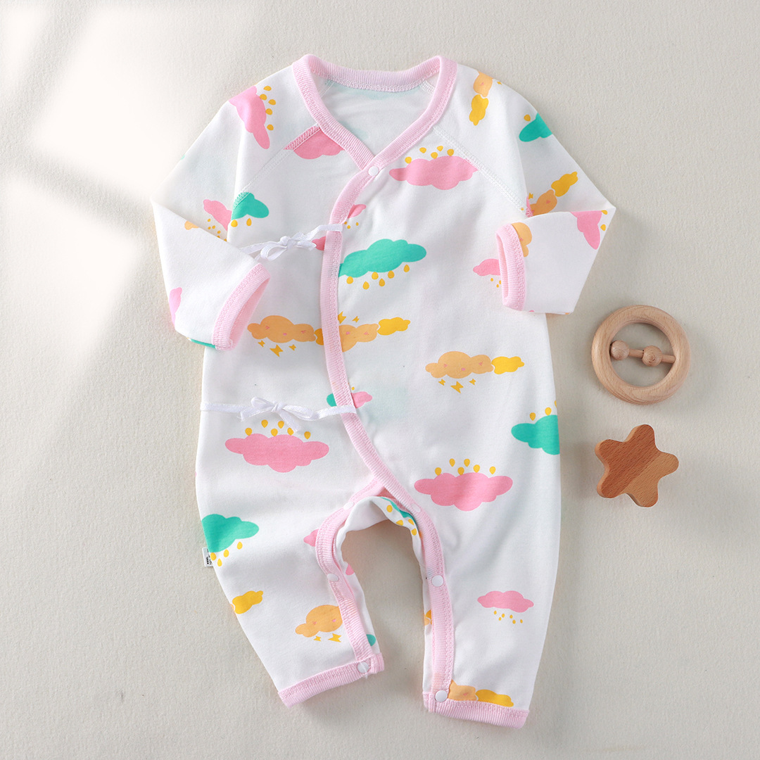 Nuevo abrigo de mariposa recién nacido ropa de bebé 0 - 3 - 6 meses ropa de bebé de algodón