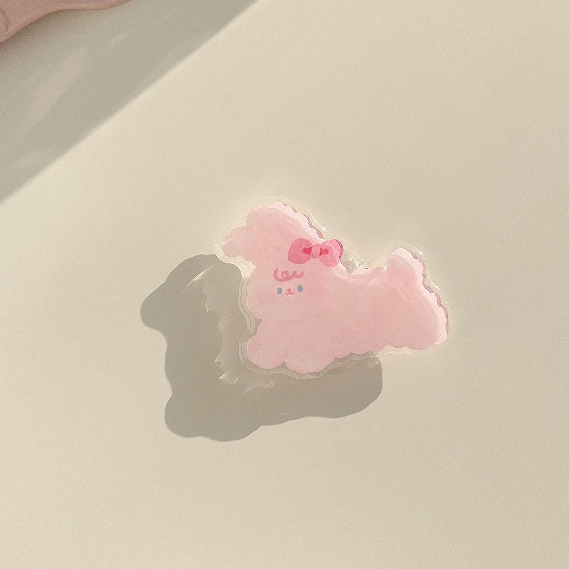 Ins韓風アニメのニャンヌ動物の背中に殻を貼って伸縮します。