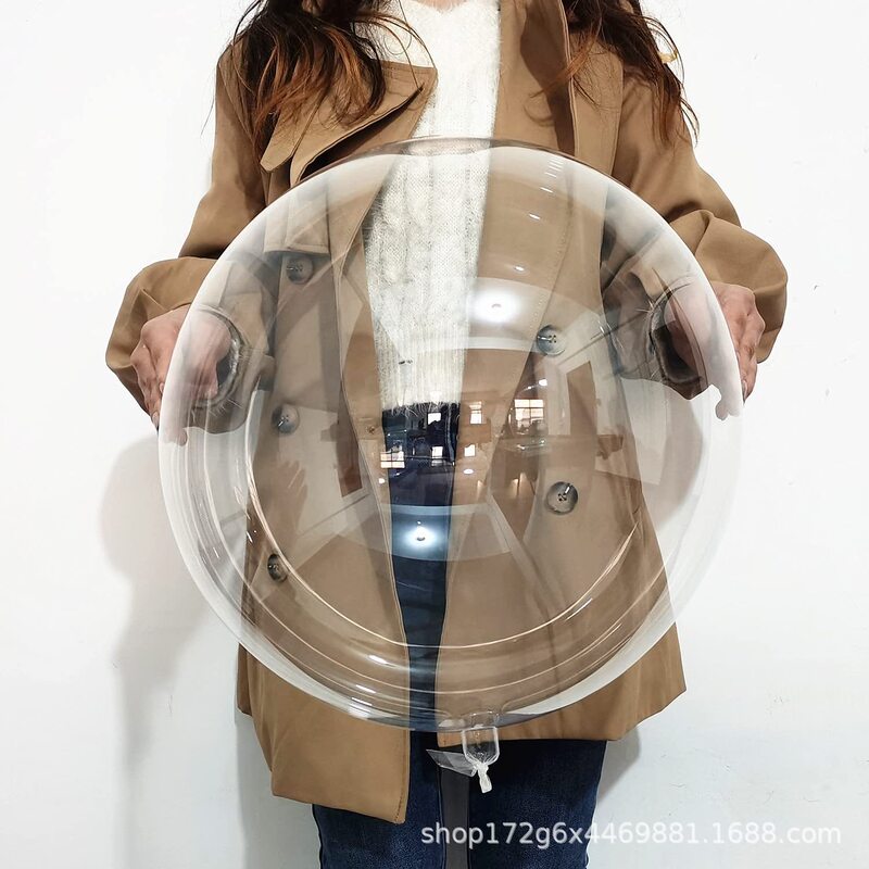 18inch 20inch Transparent Bobo Balloons Valentine's Day Glowing Balloons 24inch Floating Birthday Party Decorations