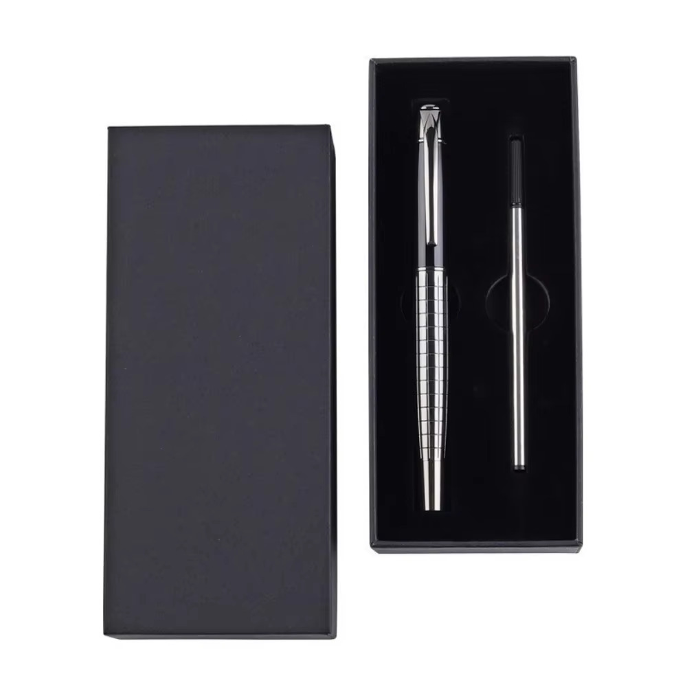 Business metal signature pen with engraving, corporate event gift, annual meeting logo ballpoint pen, gel pen wholesale