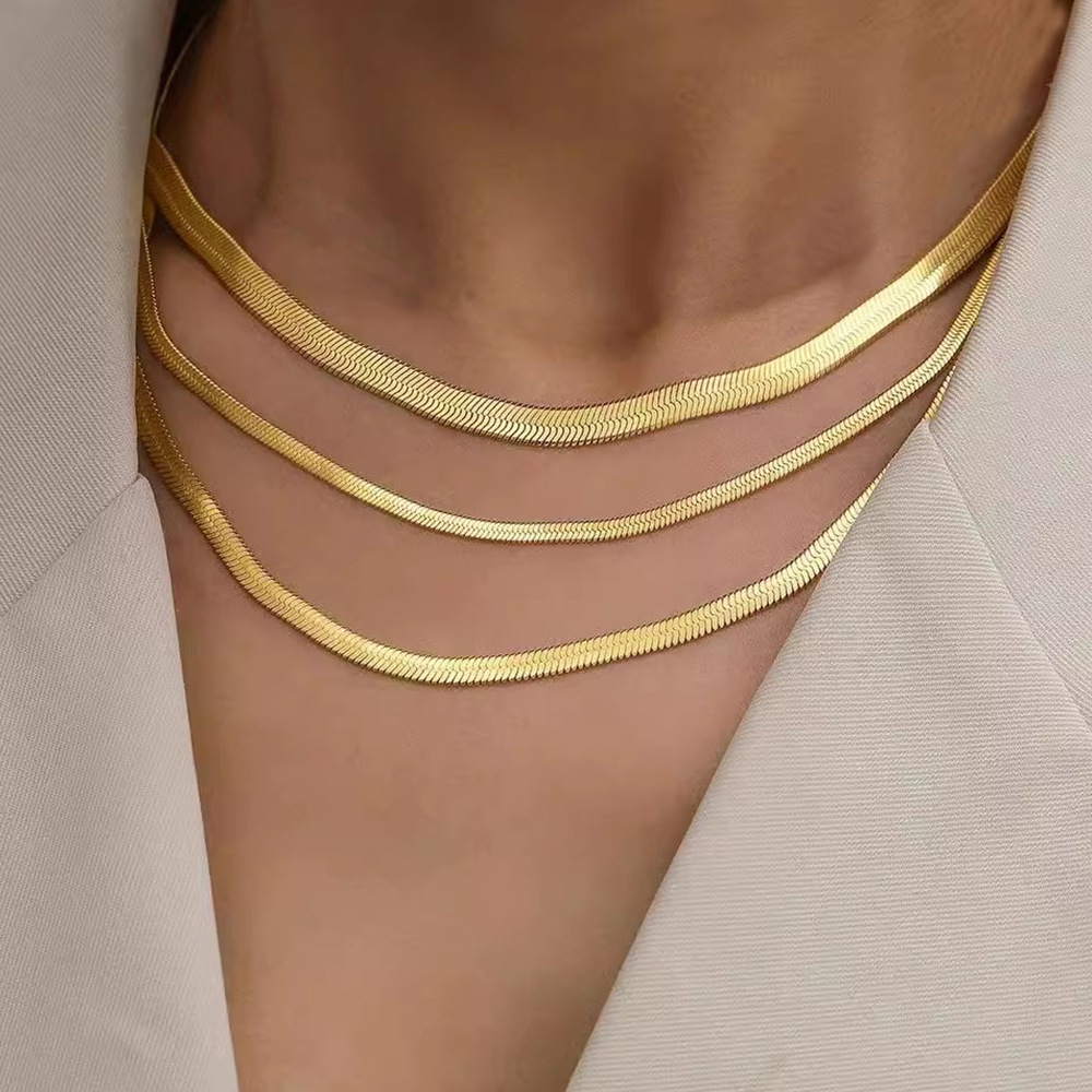 Titan Stahl Lässig Hip Hop Geometrisch Überzug Halskette display picture 1