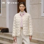 坦博尔秋冬保暖v领羽绒服