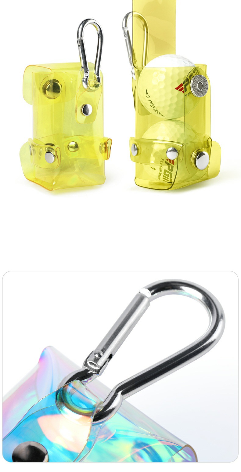 Túi đeo hông golf PGM kẹp bóng từ tính nhỏ gọn 8.5x4.5x4 cm — QJ007-Giao Hưởng, QJ007-Trong suốt, QJ007-màu đen, QJ007-màu vàng chi tiết 11