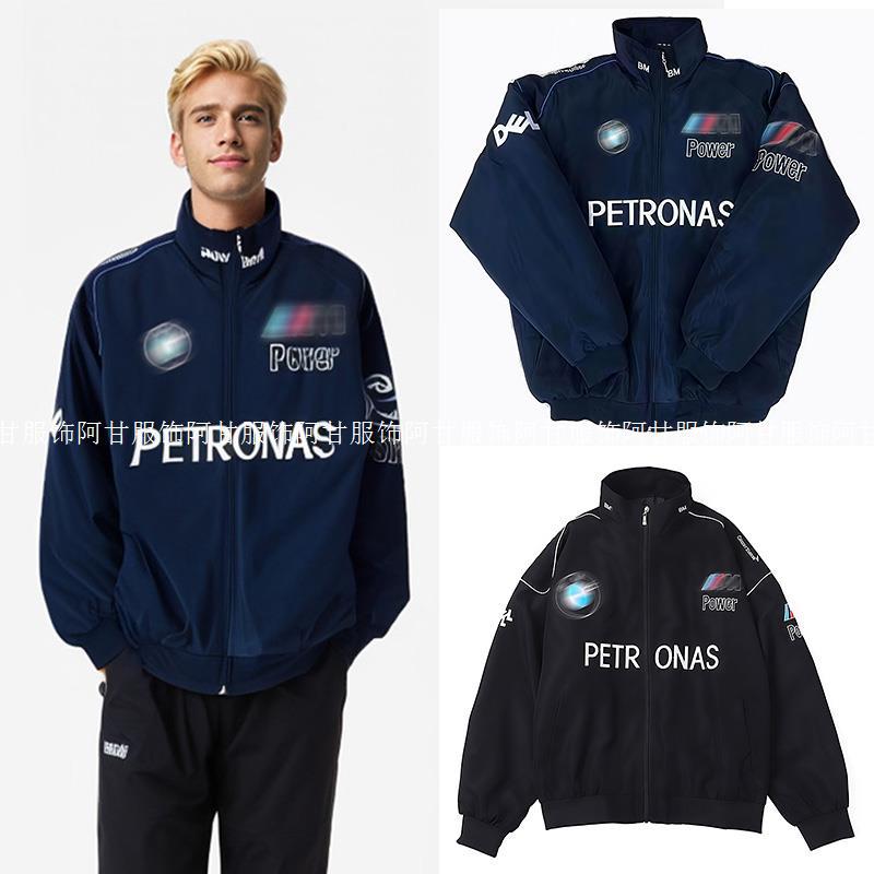 F1 Racing Suit American Motorcycle Motorcycle Cycling Suit Jacket Embroidered Casual Jacket Windbreaker Retro Men's and Women's Spring