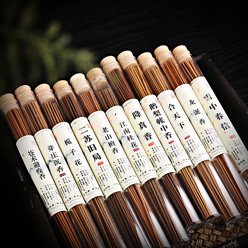 沉香檀香线香室内家用香薰鹅梨帐中香龙涎香降真香天然熏香 批发