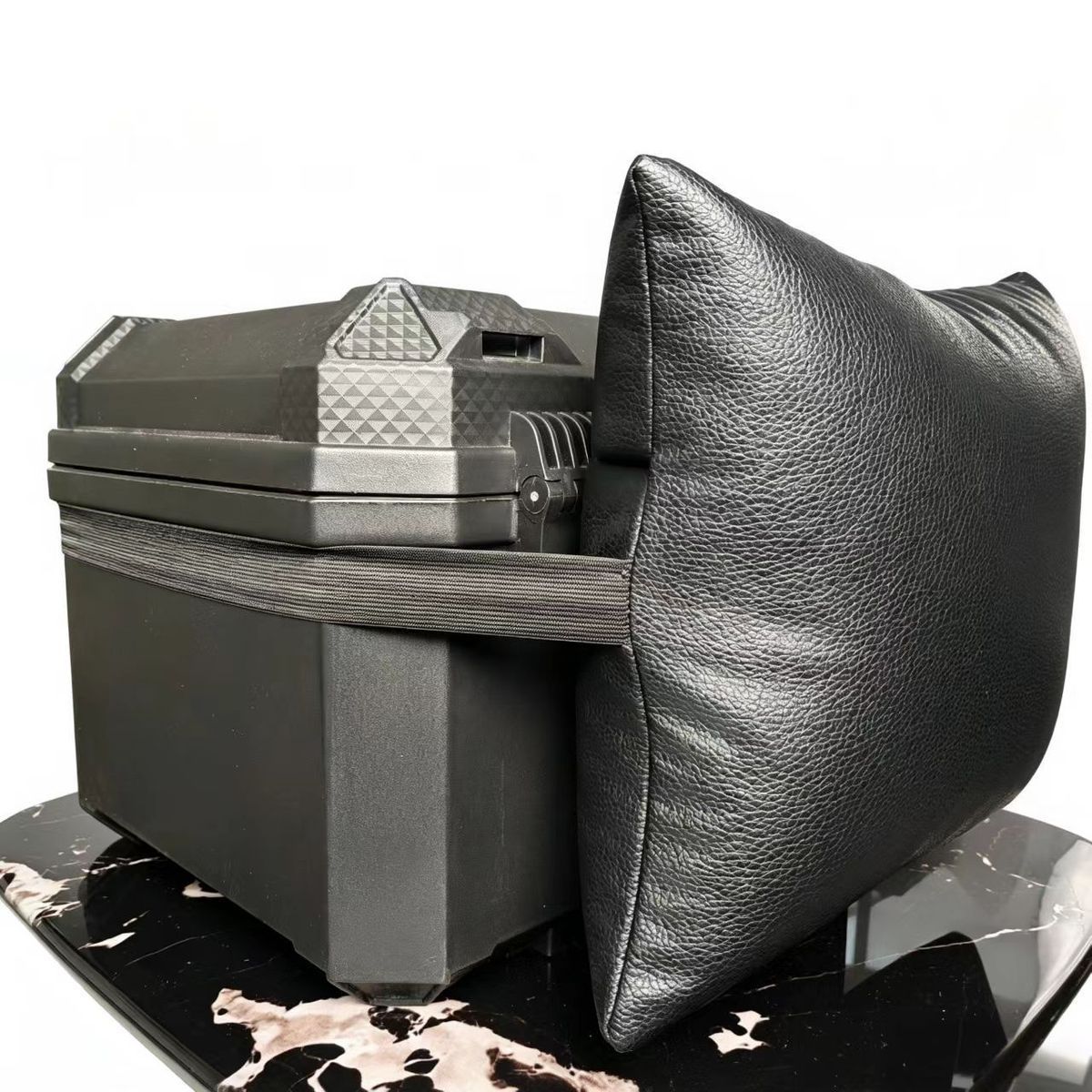 Electric vehicle backrest cushion, trunk cushion, delivery box lumbar cushion, pillow, soft cushion, leather, rainproof, soft lumbar support for riding