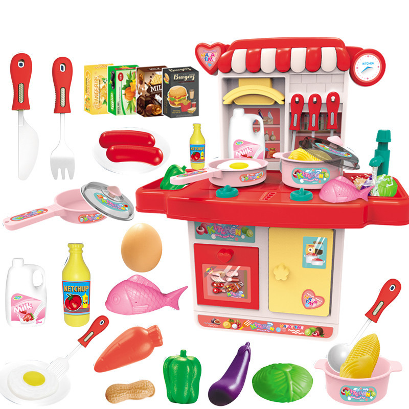Transfronterizo fan supermercado carro heladería helado barco chica postre vajilla cocina infantil jugar casa Juguetes