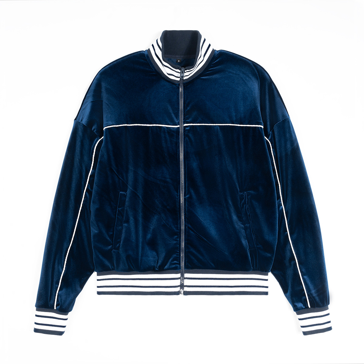 ETAI ropa de hombre moda americana deportiva casual terciopelo ropa de hombre abrigo de cuello vertical pareja con blusa suelta image 8