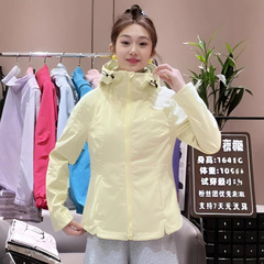 2025春秋タイプの太ったmmサイズの300斤のヨーロッパ商品の突撃服の女性のファッションのカジュアルな風は若いジャケットの上着を見せます。