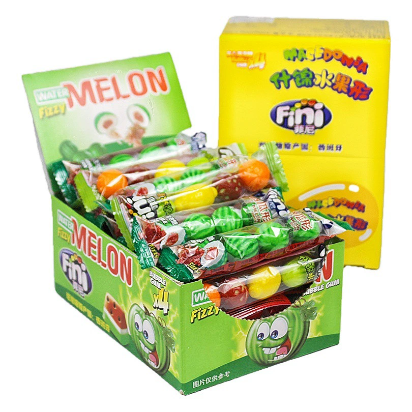 Испания Фини жевательная резинка арбуз теннисное моделирование Ассорти фруктовая жевательная резинка 20 г * 20 целая коробка оптом