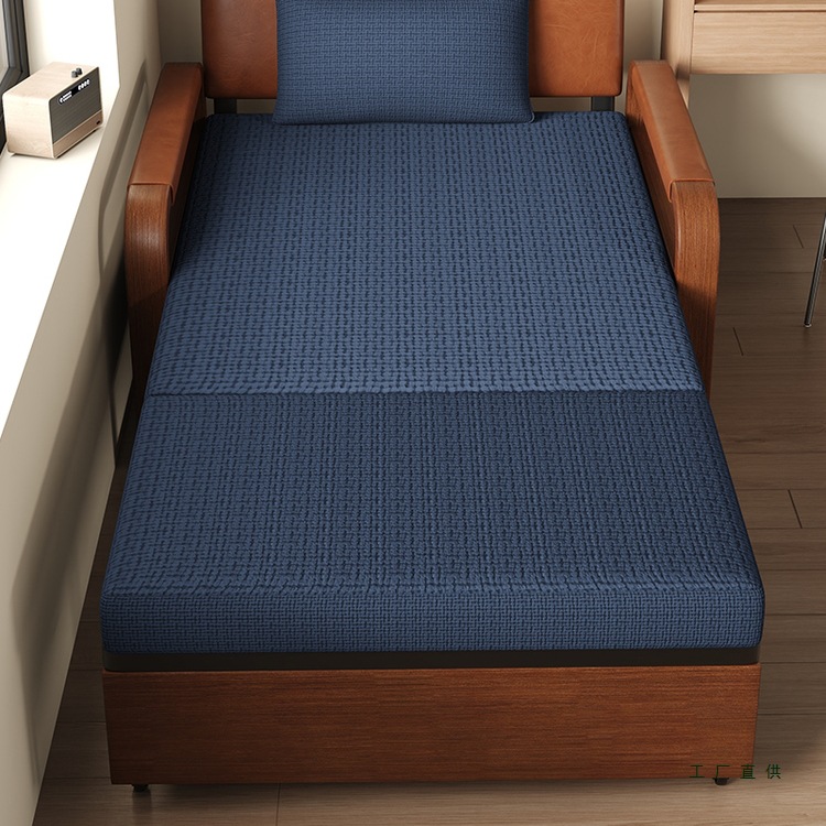 Movable Foldable Sofa Bed Dual-Purpose for Small Apartments, Single or Double, Pull-Out Bed for Living Room, Study, Balcony, Multifunctional