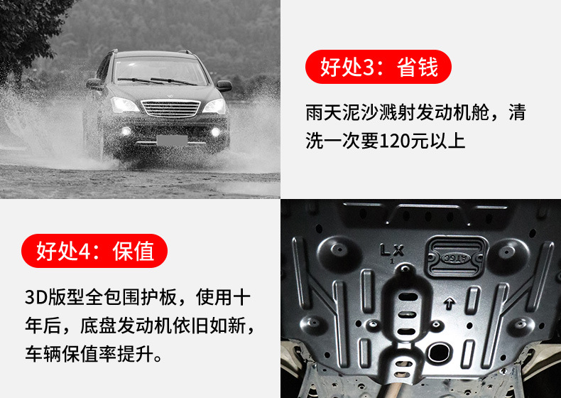 Battery Armor Engine Guard Plate for Li Auto L8 2023-2025