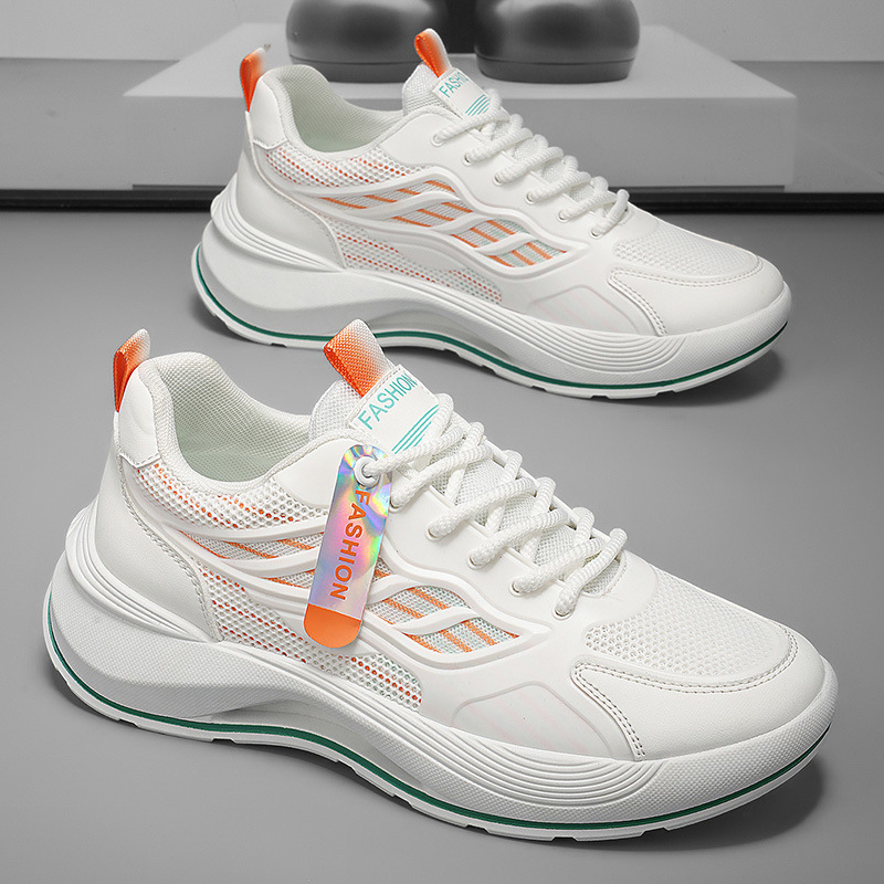 Nuevo verano de 2026 zapatos de hombre zapatos deportivos juveniles de hombre textil de malla transpirable ligera zapatos de corrida casuales