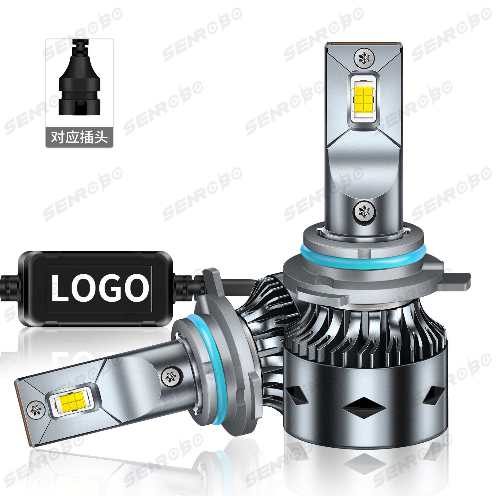 Faros LED de coche transfronterizos H7 H1 H11 Super brillante H4 faros de coche modificados 9005 9006 image 13