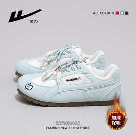 回力加绒保暖德训鞋2025冬季新款棉鞋舒适柔软百搭时尚高颜值女鞋