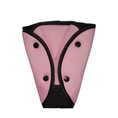 Holder children's safety belt | Seat belt shoulder pad - pink