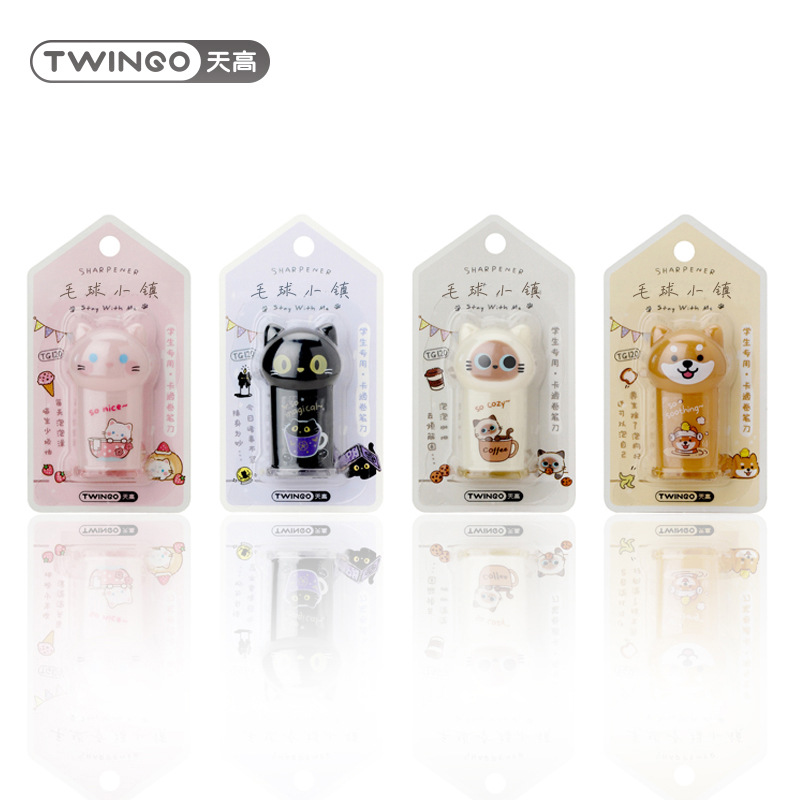 Papelería de dibujos animados transfronterizos mini bolígrafo cuchillo de bolígrafo encantador bolígrafo portátil para estudiantes de primaria