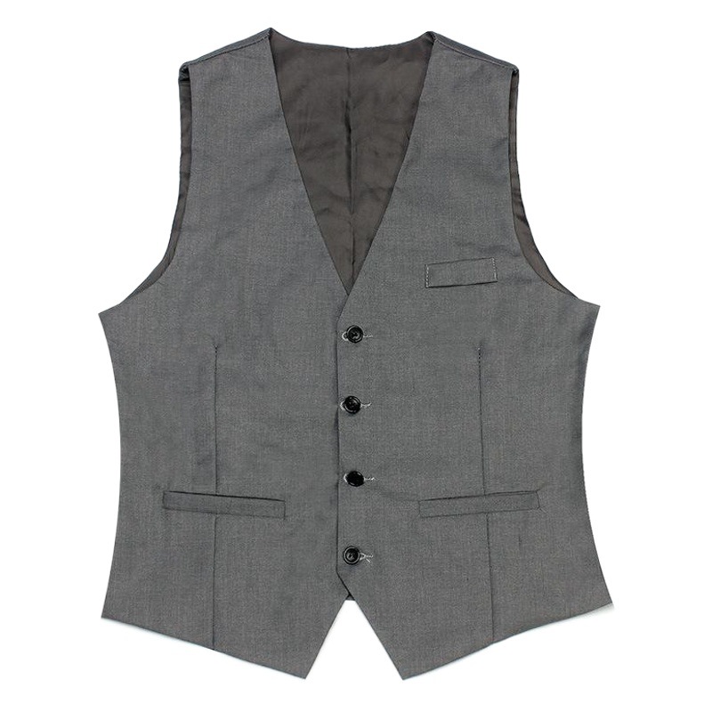 slim-fit suit vest Men's Business Men's vest best man clothing group dress 5 colors