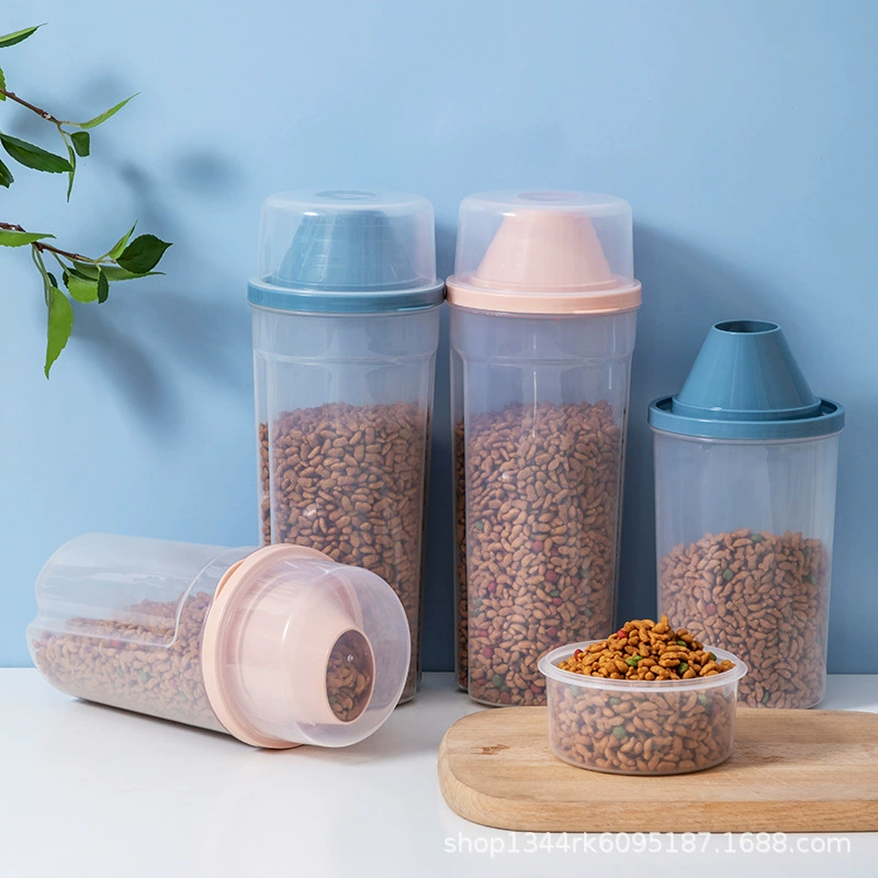 Корм для домашних животных может хранение кормов для кошек ведро для хранения кормов для собак герметичный влагостойкий домашний корм