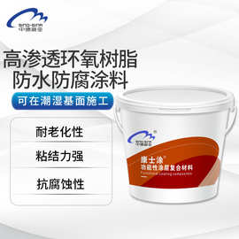 高渗透改性环氧树脂涂料 防水防腐工程专用防护涂料