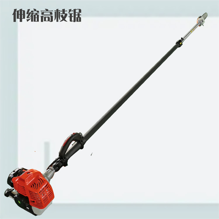 户外伐木工具汽油伸缩高枝锯汽油园林树木修枝设备侧挂式棕榈刀