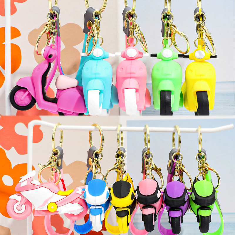 Creative Cartoon Electric Car Keychain for Women, Cute Three-Dimensional Doll Car Pendant, Exquisite Student Backpack Accessory Creative Cartoon Electric Car Keychain for Women, Cute Three-Dimensional Doll Car Pendant, Exquisite Student Backpack Accessory
