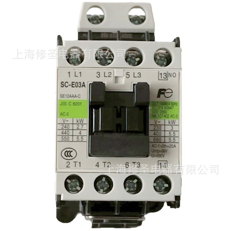 Fe电磁接触器SC-E03A常闭21NC常开13NO全新原装常熟富士量大优惠