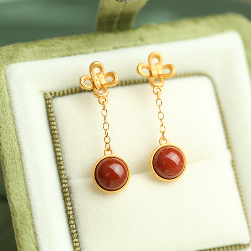 Red stone inlay