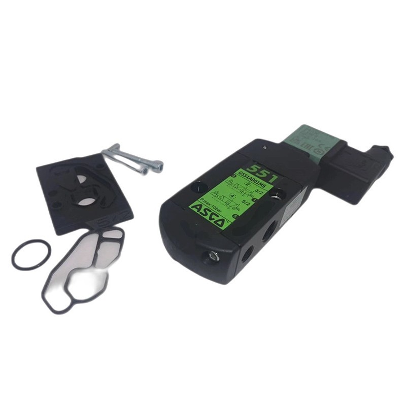 美国ASCO电磁阀551系列2位5通贴面式1/4寸SCG551A001MS现货原装