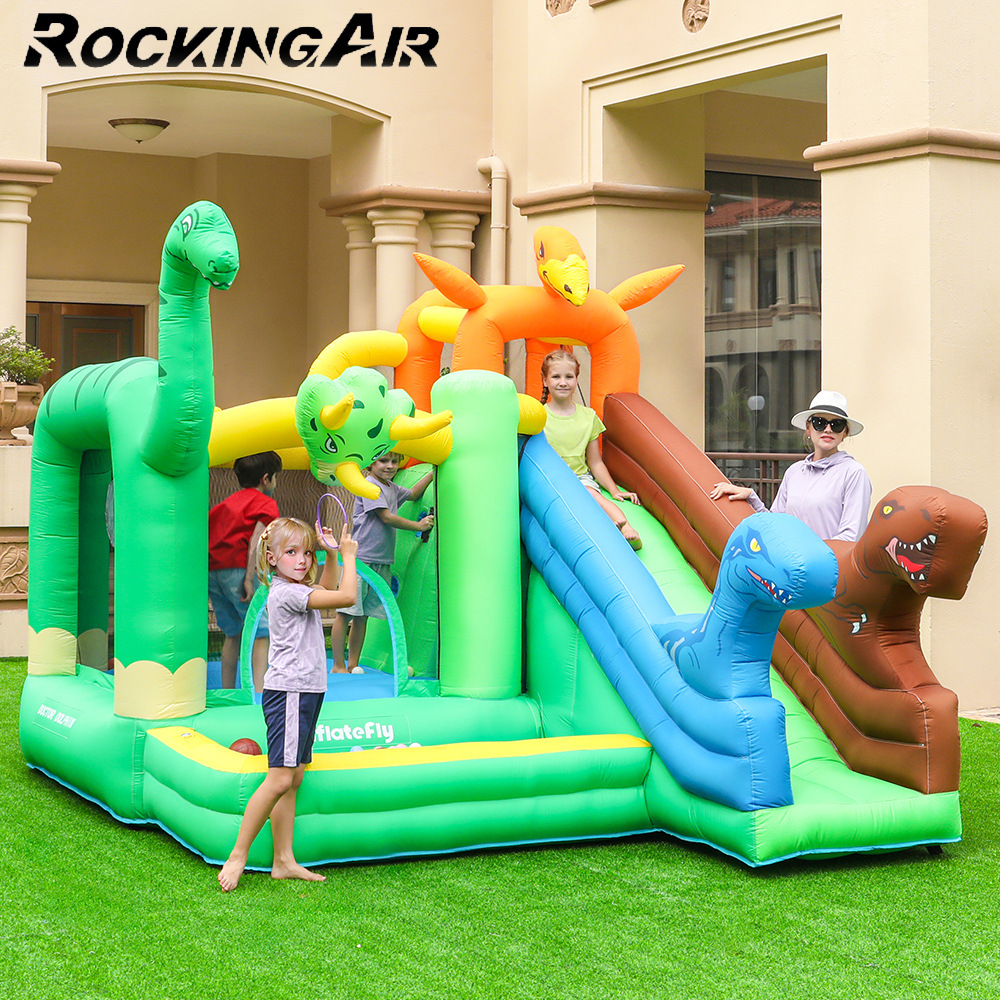 Doctor Pig| castillo infláble parque de atracciones infantil pequeño infláble casero cama trampolín deslizante combinación juguete infláble castillo