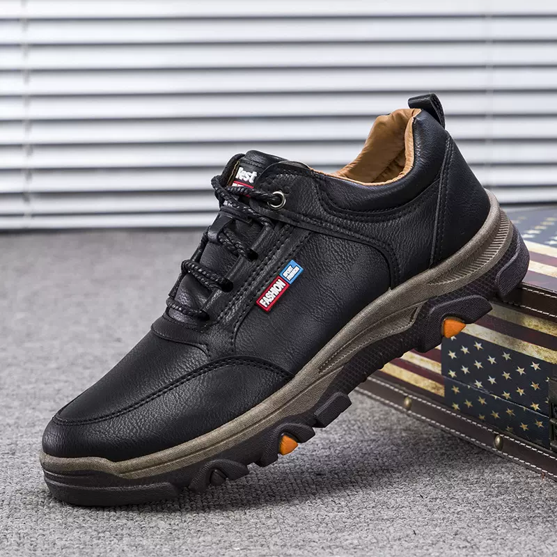 休闲商务英伦皮面运动鞋户外登山鞋跨境新款舒适时尚百搭男鞋批发