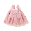 Colored cute slip dress for princess, children's clothing, 2023, with embroidery