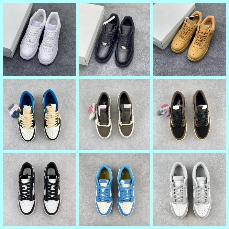 Putian High-End Version Dunk Panda Air Force 1 Sneakers, White Shoes, Green Apple Shadow Gray Reverse Hook Sports Running Shoes Putian High-End Version Dunk Panda Air Force 1 Sneakers, White Shoes, Green Apple Shadow Gray Reverse Hook Sports Running Shoes