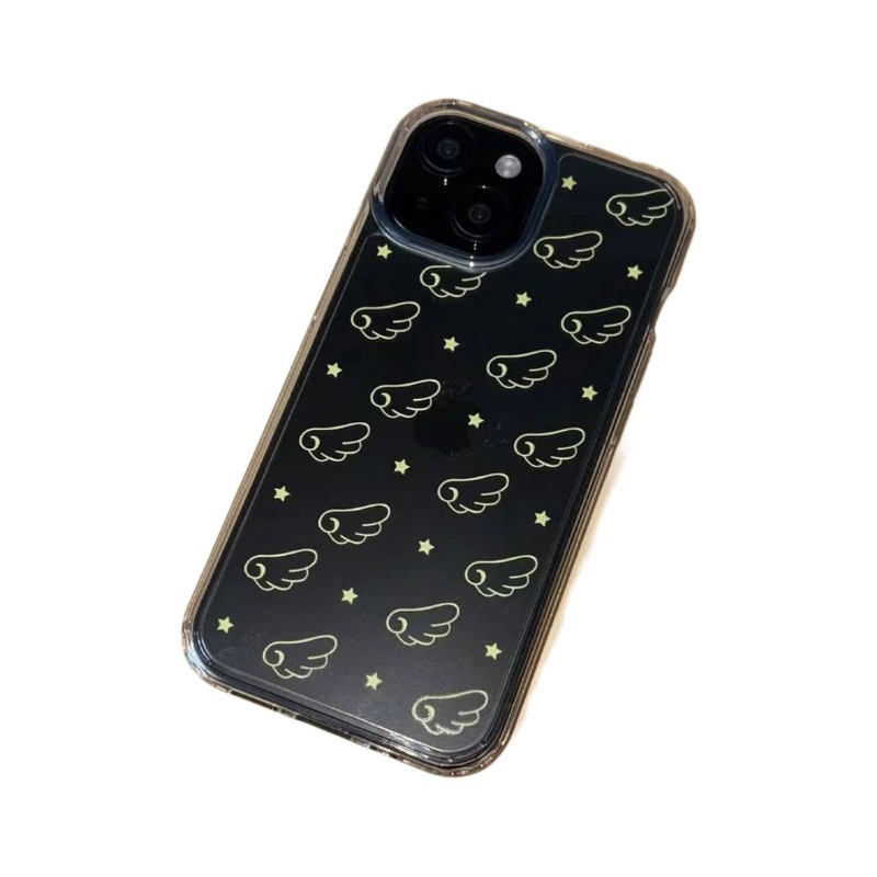Совместимый мультяшный милый чехол для телефона, 16promax, 8plus