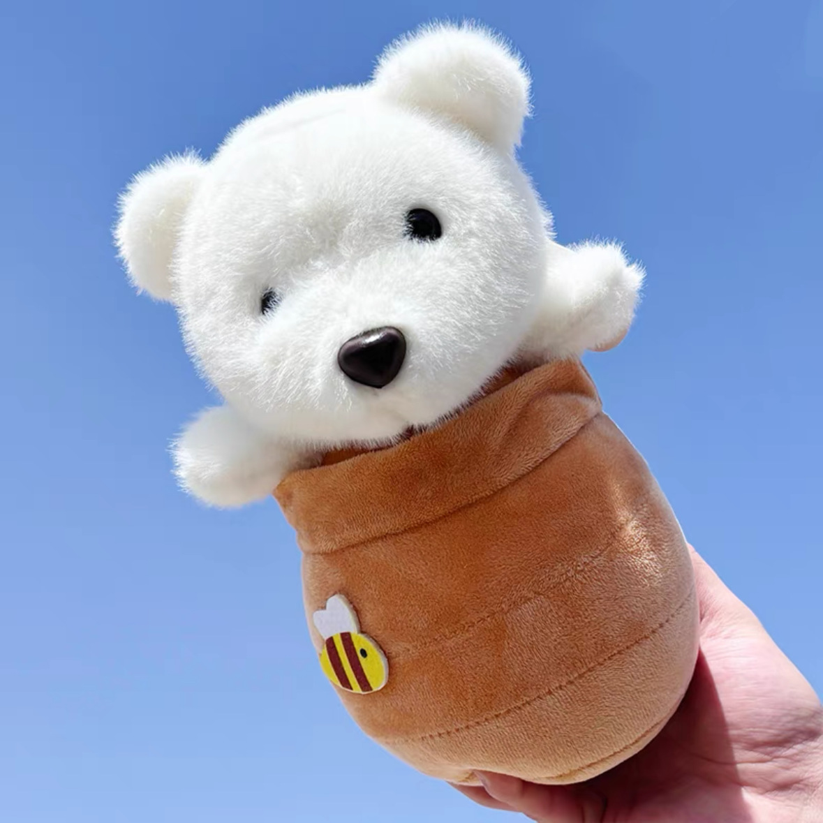 Muñeca peluche 8" máquina garras, regalo lanzamiento boda