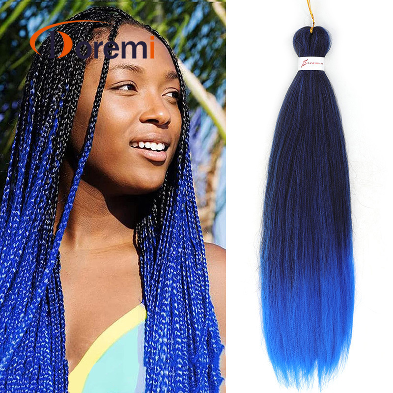 Trama dei capelli capelli lunghi lisci trecce sfumate parrucca africana 26 pollici può essere tessuta trecce sporche pezzo di capelli all'uncinetto trama dei capelli_voghion.com