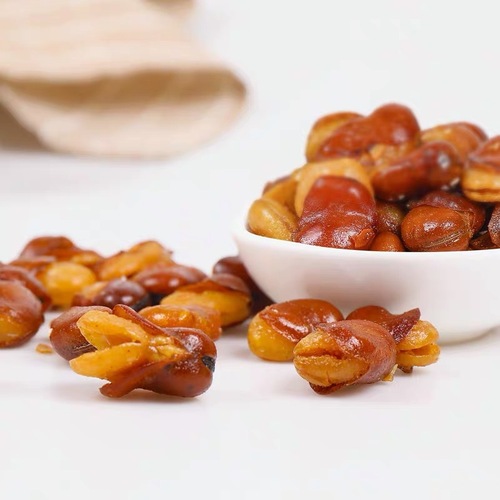 Golden Bean Edamame 35g Pack Spicy and Crispy Fried Edamame Nuts Snack with Orchid Beans