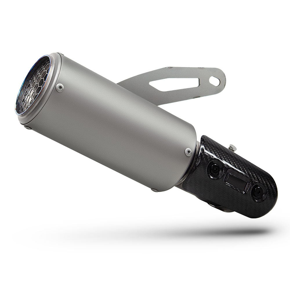 Motorcycle Exhaust Pipe Modification S1000Rr Titanium Alloy Integrated Mid-Tail Section Silencer 2019-2026