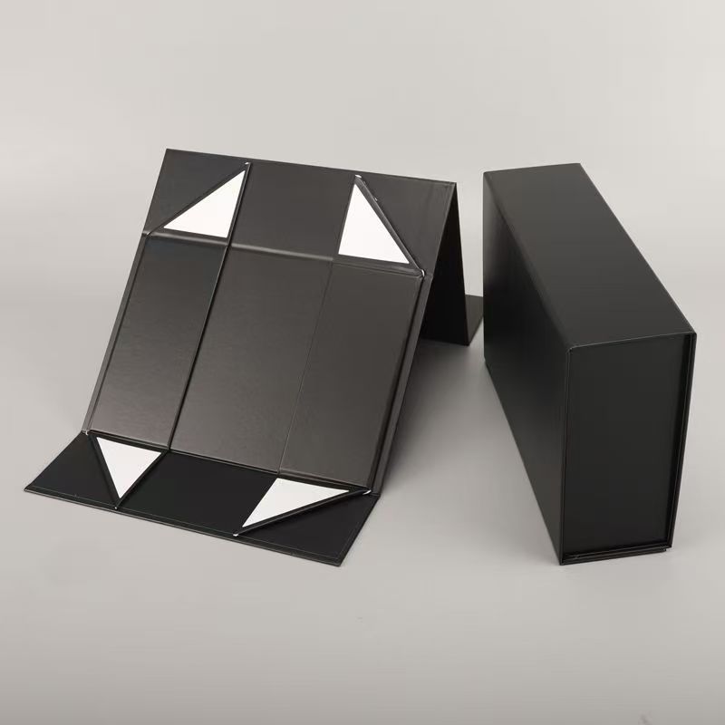 Caja plegable de una pieza Caja de embalaje de absorción de flip de comercio exterior Caja de regalo de alta calidad Caja de regalo de cosméticos Caja de mano