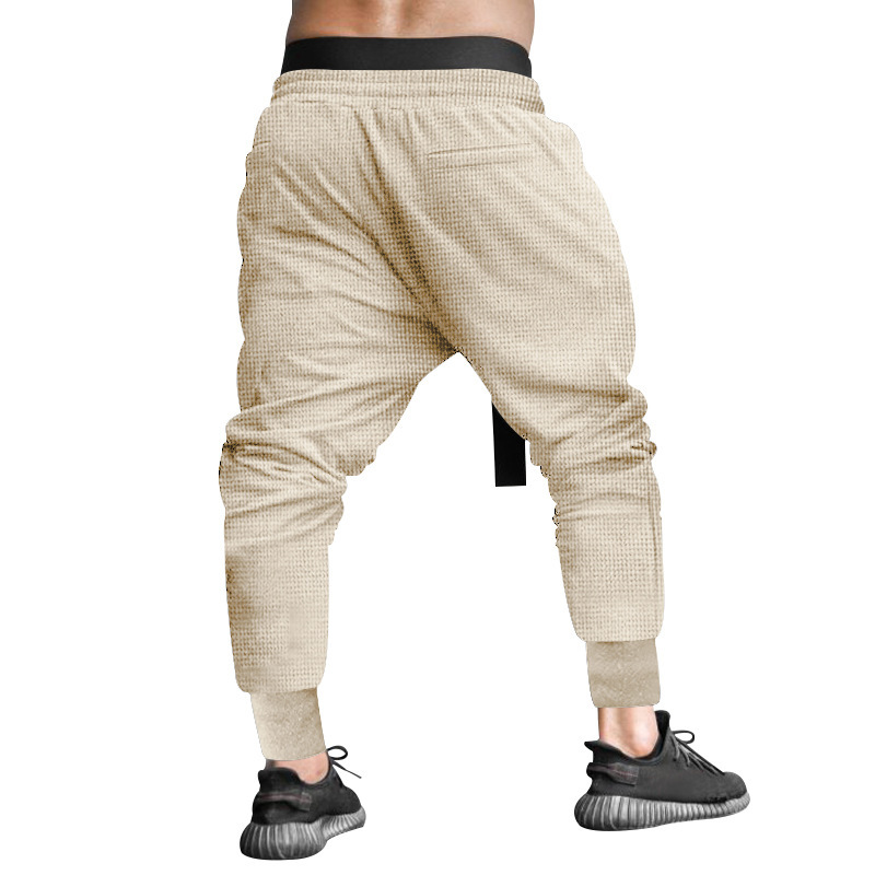 2024 New Versatile Breathable for Men's Leisure Outdoor Sports Loose Haren Pants_mkmklike.com