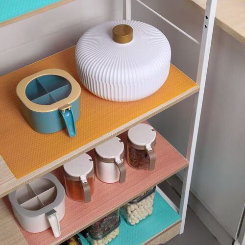 Eco-friendly EVA cuttable refrigerator mat, thick kitchen waterproof and oil-proof sticker, anti-mold mat, cabinet lining pad