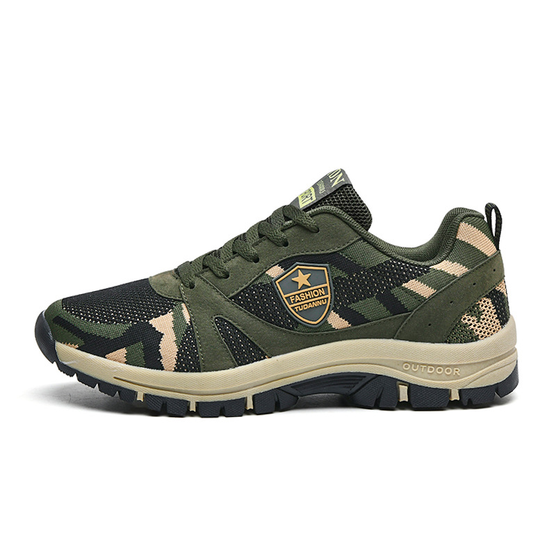 Camouflage summer breathable sneakers for students for men and women