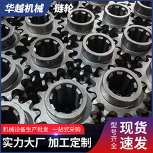校平机配件传动链轮 工业传动输送机链轮加工来图链轮现货工厂