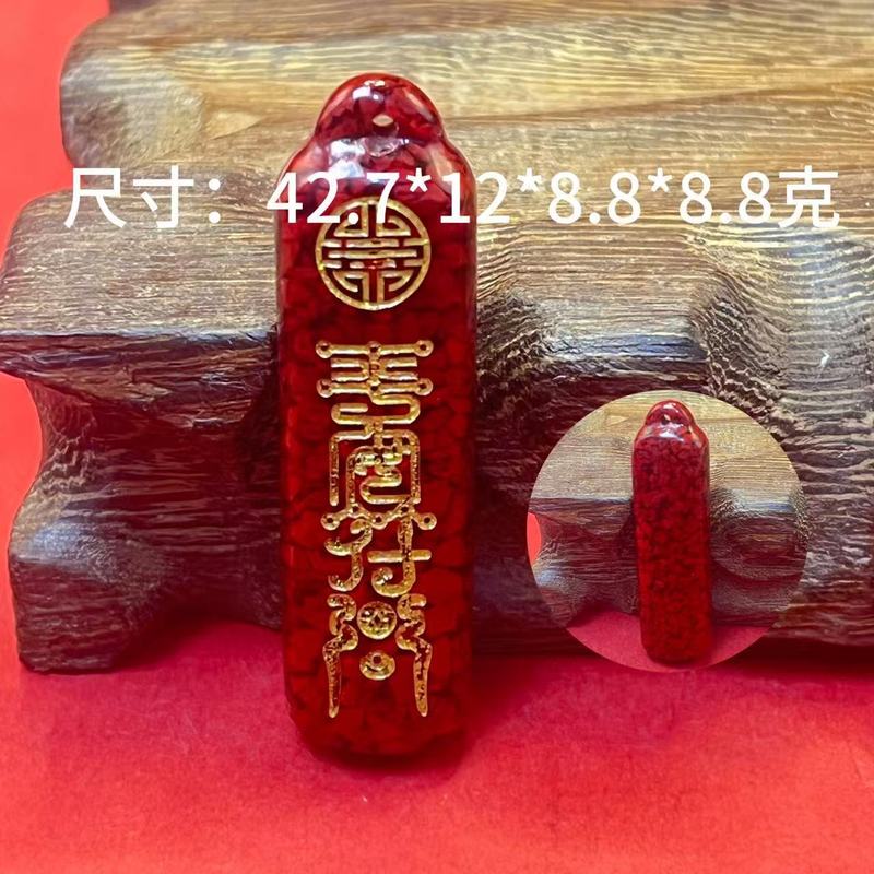 辰砂結晶大粒ゴールドバッジ仏陀平和バックルアクセサリー卸売|undefined