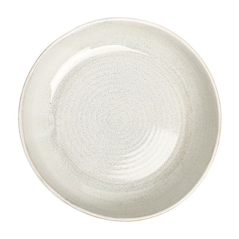 Retro simple cuenco de cerámica de anillo cubiertos domésticos cuenco práctico cuenco de platos cuenco de ensaladas cuenco de pasta cuenco