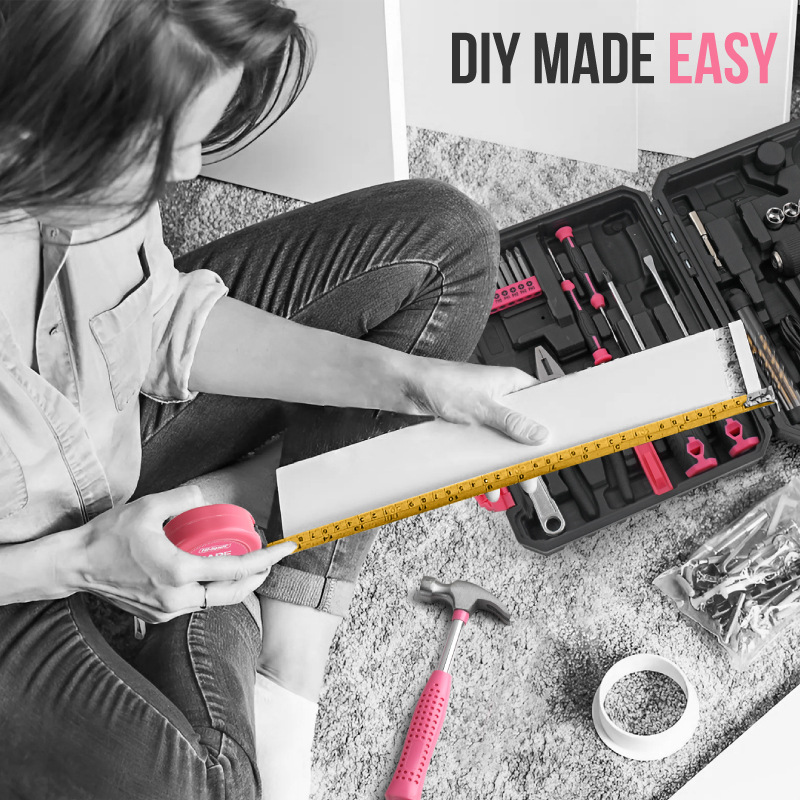 8V lithium electric drill electric screwdriver home tool kit 53-piece multi-functional home repair driver lithium electric drill