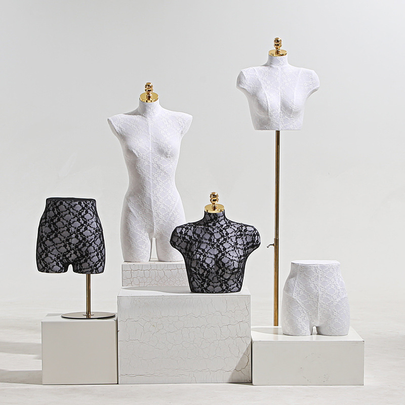 Model Props Underwear Fashion Store Bra Model Store Bra Half-body Model Women's Desktop Window Display Chest Model