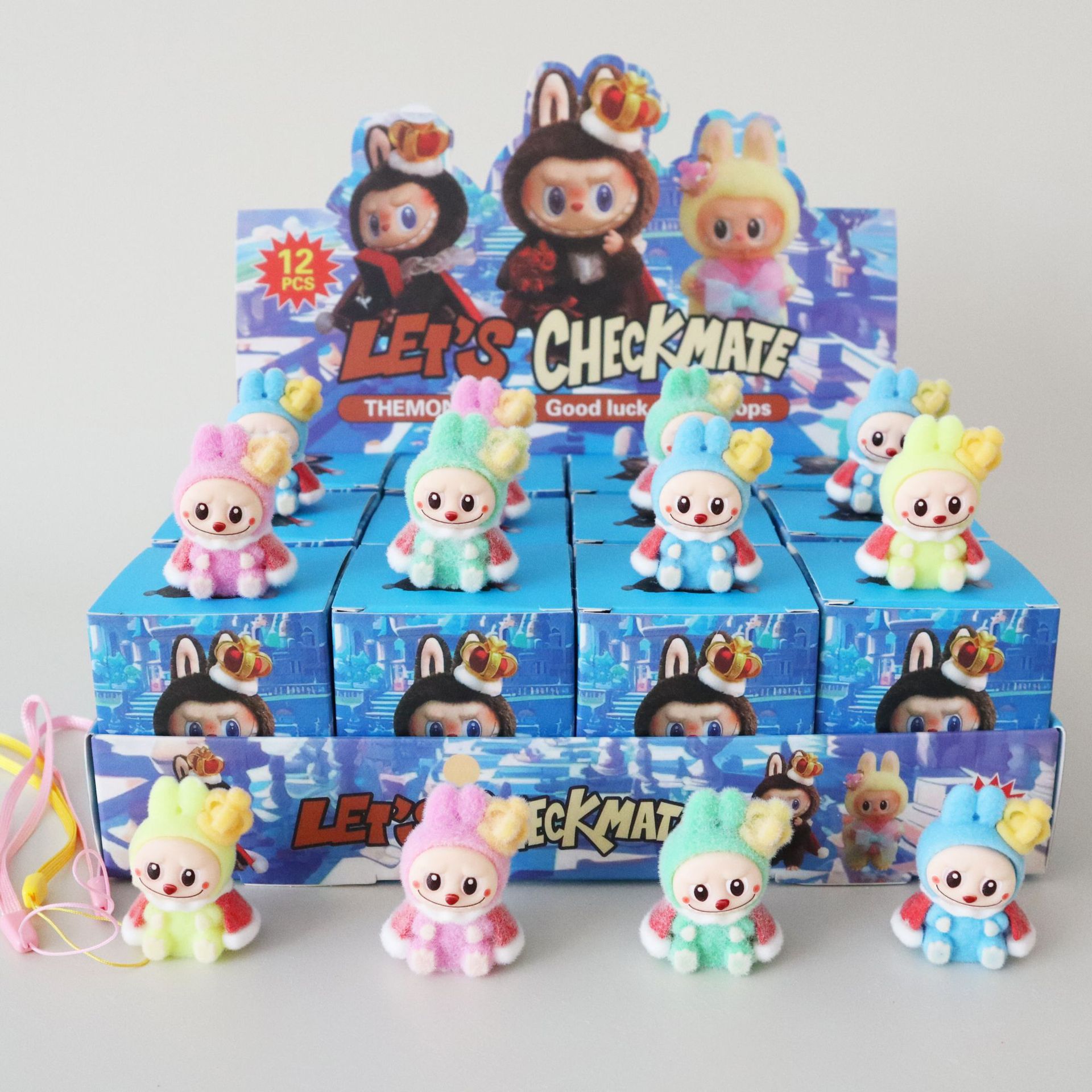 コーラ植毛ラブブラインドボックス小さな装飾品子供のおもちゃバブルマート屋台卸売トレンディなおもちゃ人形ブラインドバッグ